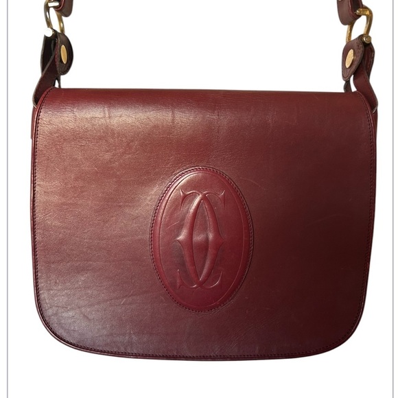 Must De Cartier shoulder bag in Bordeaux - Picture 9 of 16